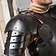 Epic Armoury Pauldrons with roundel patinated - Celtic Webmerchant