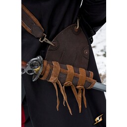 Pirate baldric, brown - Celtic Webmerchant