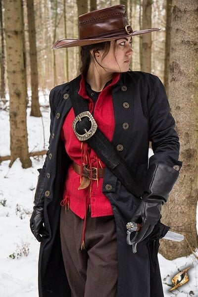 Pirate baldric, black - Celtic Webmerchant