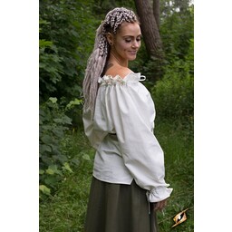 Blouse Pirate Reid, blanche - Celtic Webmerchant