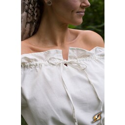 Piraten-Bluse Reid, weiß - Celtic Webmerchant