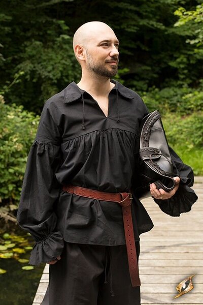 Pirate shirt Jack, black - Celtic Webmerchant