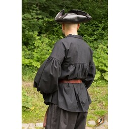 Pirat skjorte Jack, sort - Celtic Webmerchant