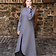 Burgschneider Dress Ranwen, grey - Celtic Webmerchant