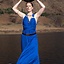 Goddess Dress Aphrodite, royal blue - Celtic Webmerchant