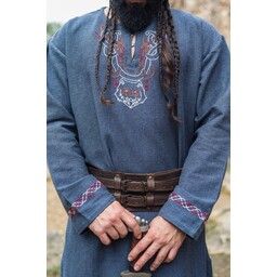 Tunique viking loup Fenrir, bleu-gris - Celtic Webmerchant