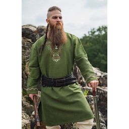 Túnica vikinga lobo Fenrir, verde - Celtic Webmerchant