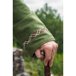 Viking tuniek wolf Fenrir, groen - Celtic Webmerchant