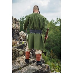 Viking tunic wolf Fenrir, green - Celtic Webmerchant