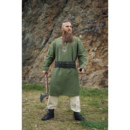 Tunika wikinga, wilk Fenrir, zielony - Celtic Webmerchant