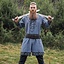 Viking tunic Farulfr, blue-grey - Celtic Webmerchant
