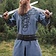 Leonardo Carbone Tunique viking Farulfr, bleu-gris - Celtic Webmerchant