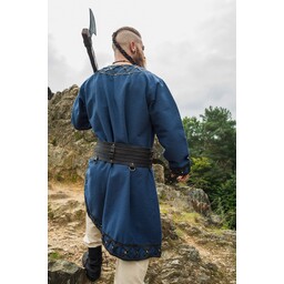 Viking tunic Farulfr, blue - Celtic Webmerchant