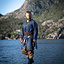 Viking tuniek Farulfr, blauw - Celtic Webmerchant