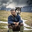 Vikingetunika Farulfr, blå - Celtic Webmerchant
