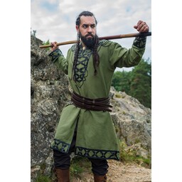 Viking tunic Farulfr, green - Celtic Webmerchant