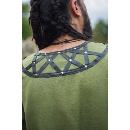 Viking tunic Farulfr, green - Celtic Webmerchant