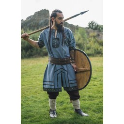 Túnica vikingo Rollo, azul-gris - Celtic Webmerchant