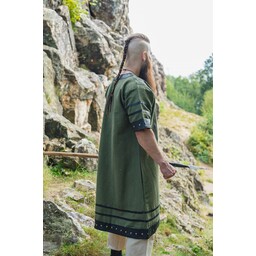 Viking tunic Rollo, green - Celtic Webmerchant