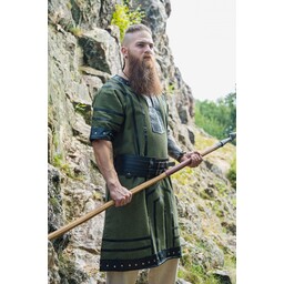 Túnica vikingo Rollo, verde - Celtic Webmerchant