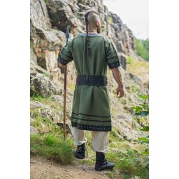 Túnica vikingo Rollo, verde - Celtic Webmerchant