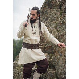 Linne Vikingtunika Ragnar, natur - Celtic Webmerchant
