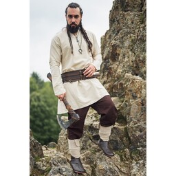Tunica vichinga in lino Ragnar, naturale - Celtic Webmerchant