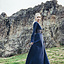 Vestido vikingo Valdis, azul - Celtic Webmerchant