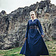 Leonardo Carbone Robe viking Valdis, bleu - Celtic Webmerchant