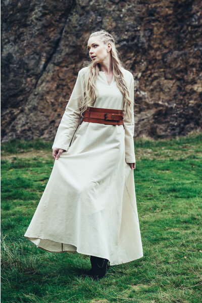 Abito vichingo Valdis, naturale - Celtic Webmerchant