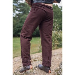 Linen Viking trousers, brown - Celtic Webmerchant