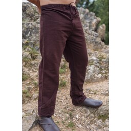 Linnen Viking broek, bruin - Celtic Webmerchant