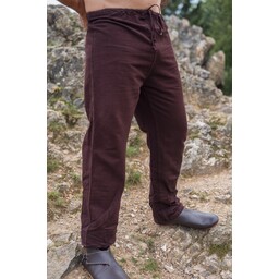 Pantalones de lino Viking, Marrón - Celtic Webmerchant