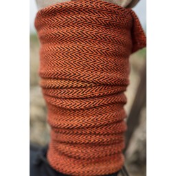 Viking Winingas Herringbone Motiv Frode, Orange - Celtic Webmerchant