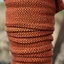 Viking winingas herringbone motif Frode, orange - Celtic Webmerchant