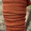 Viking Winingas Herringbone Motiv Frode, Orange - Celtic Webmerchant