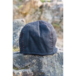 Cappello in lana Viking Njal, Nero - Celtic Webmerchant