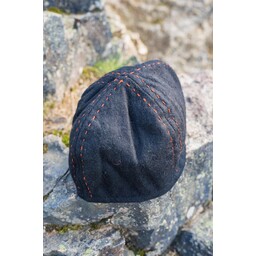 Sombrero de vikingo de lana njal, negro - Celtic Webmerchant