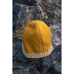 Wool Viking Hat Ulf, Amarillo - Celtic Webmerchant