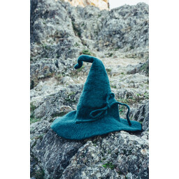 Sombrero de mago Merlín, verde - Celtic Webmerchant
