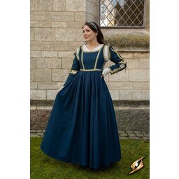 Renaissance dress Lucrezia, blue - Celtic Webmerchant