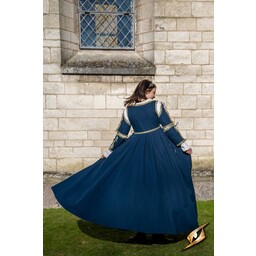 Renesansowa sukienka Lukrezia, niebieska - Celtic Webmerchant