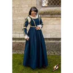 Renaissance kjole Lucrezia, blå - Celtic Webmerchant