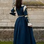Vestido renacentista Lucrezia, azul - Celtic Webmerchant