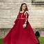 Renaissance dress Lucrezia, red - Celtic Webmerchant