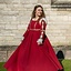 Renaissance Dress Lucrezia, röd - Celtic Webmerchant