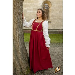 Abito rinascimentale Lucrezia, rosso - Celtic Webmerchant