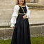 Renaissance dress Lucrezia, black - Celtic Webmerchant