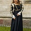 Renaissance kjole Lucrezia, sort - Celtic Webmerchant