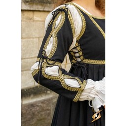 Renaissance dress Lucrezia, black - Celtic Webmerchant